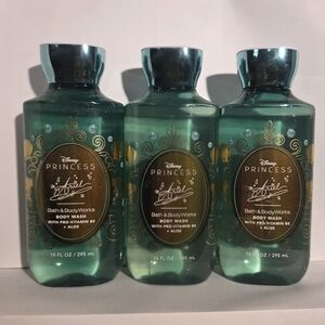 BATH AND BODY WORKS DISNEY PRINCESS ARIEL SHOWER GELS X3